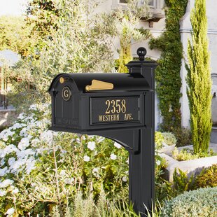 Freestanding outdoor post boxes